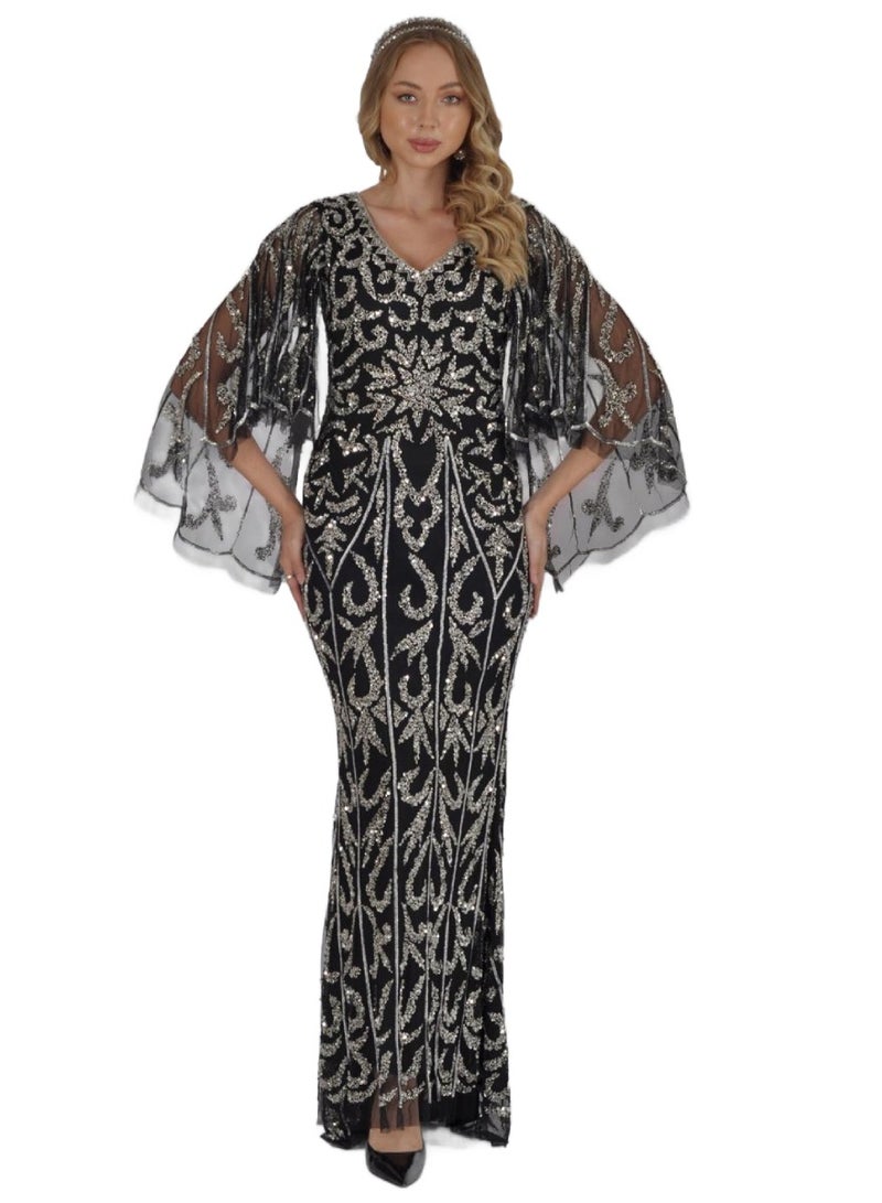 IDA Cape Maxi Dress