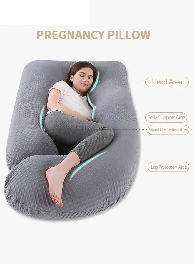 U-Shaped Pregnancy Pillow Full Body Maternity Support Pillow ，180CM