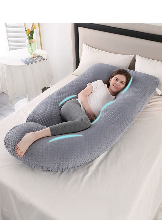 U-Shaped Pregnancy Pillow Full Body Maternity Support Pillow ，180CM