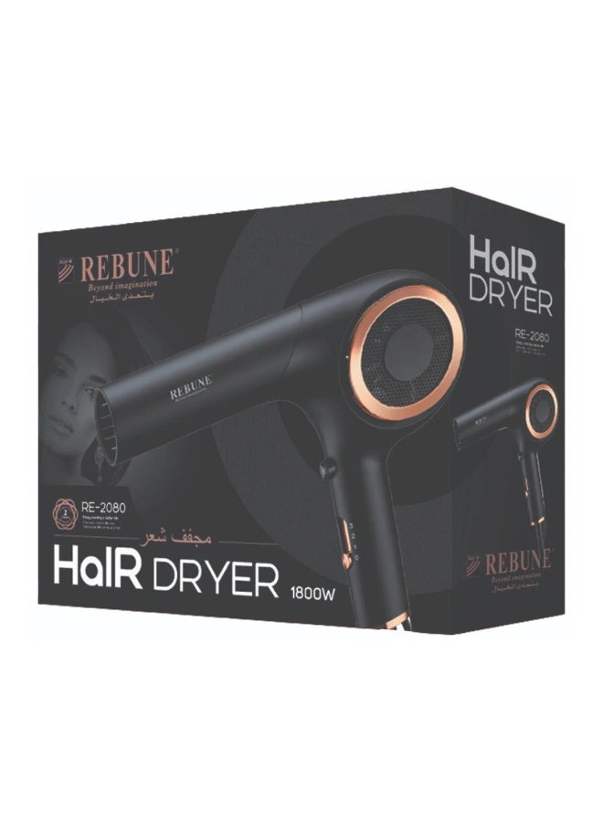 Hair Dryer Black/Gold