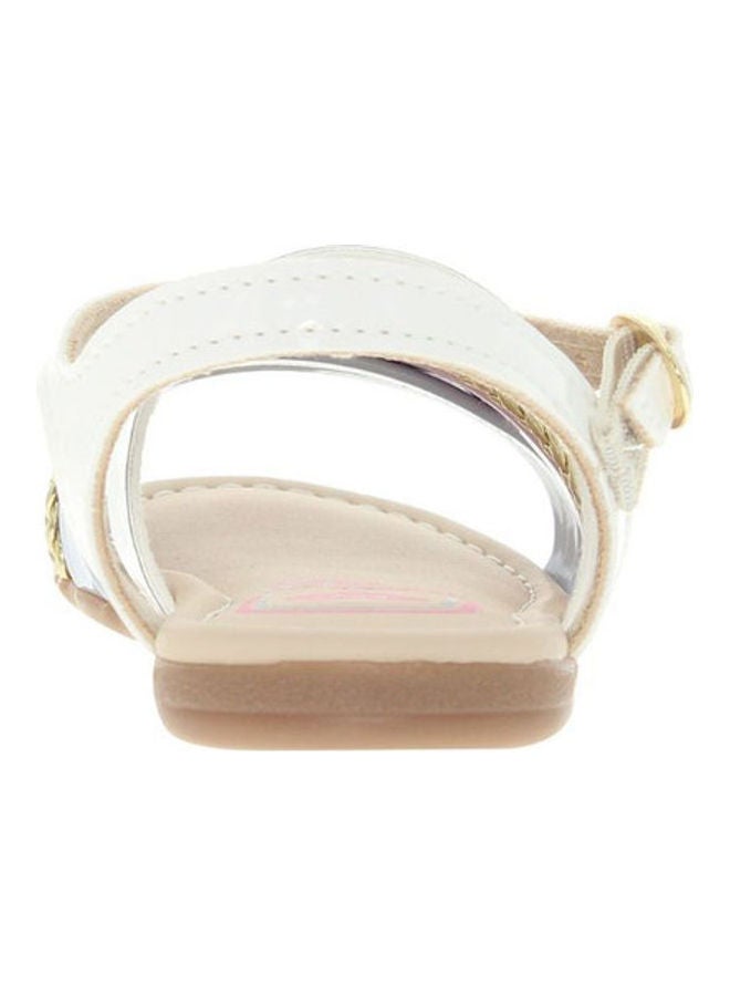 Comfortable Buckle Style Flat Sandals Multicolour