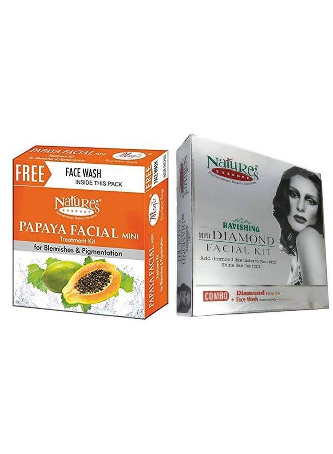 Naturesessence Mini Papaya And Diamond Facial Kit