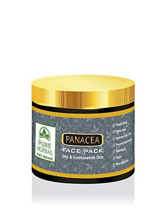 Pureherbal Panacea Face Pack Oily And Combination Skin Natural Solution For Acne Scars Brightning (75 Gms)