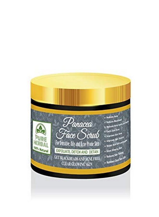 Pureherbal Panacea Face Scrub Oily And Combination Skin And Softsupple Skinimproving Skin Toneacne Control (100 Gms)