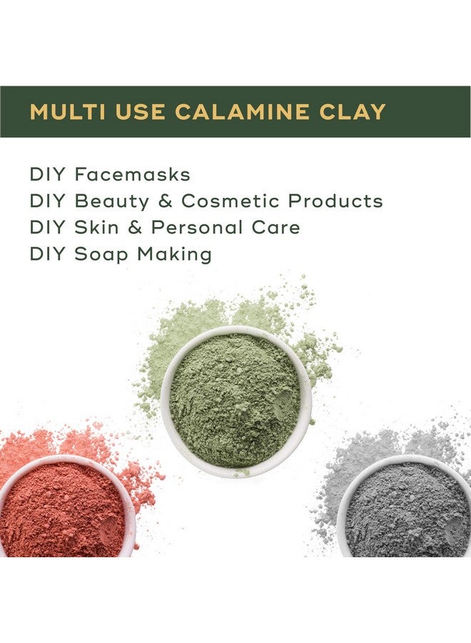 Calamine Clay Powder 200 Grams For Facemask Diy Beauty Products Make Up Cosmetics Soap Making & Personal Care For Face Hair Body