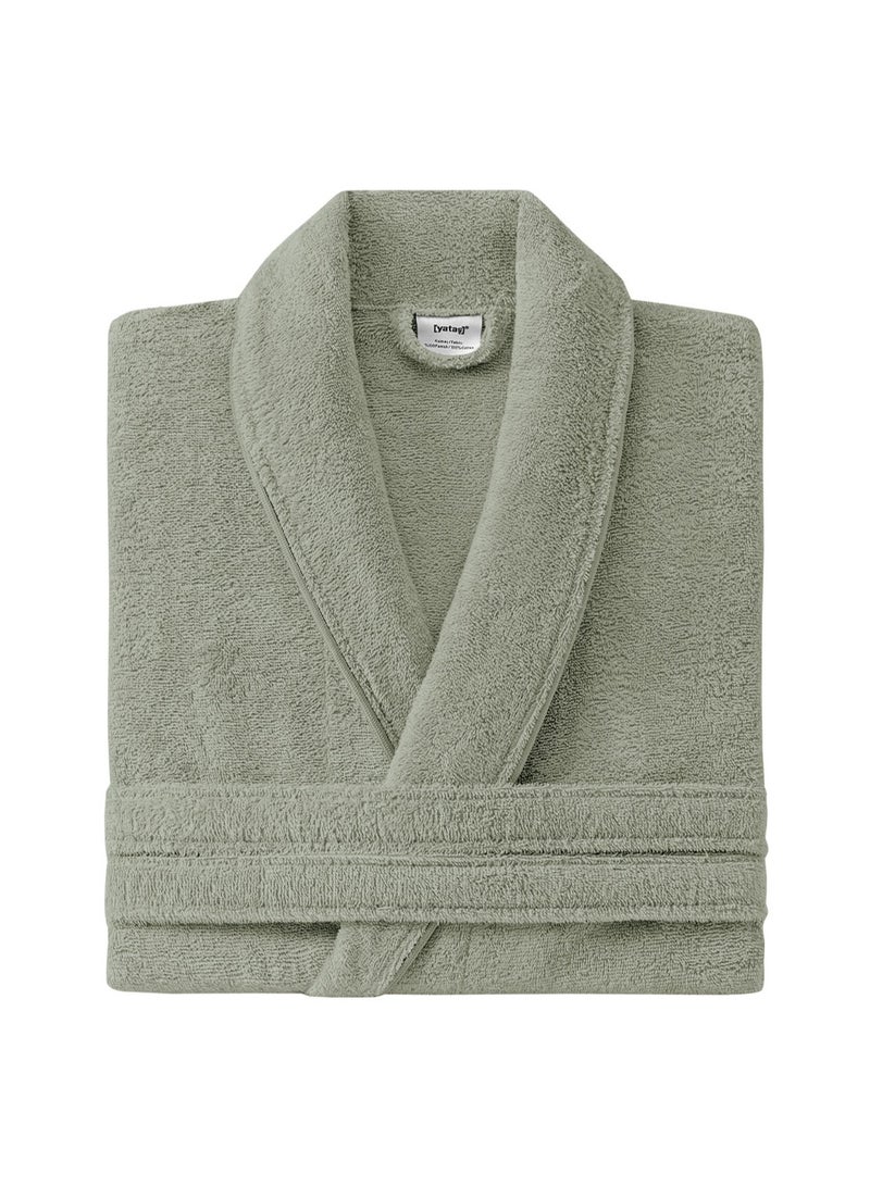 Luxurious Essentials Nile Green XL Bathrobe - Soft, Absorbent, Comfortable - Unisex - Yataş Bedding