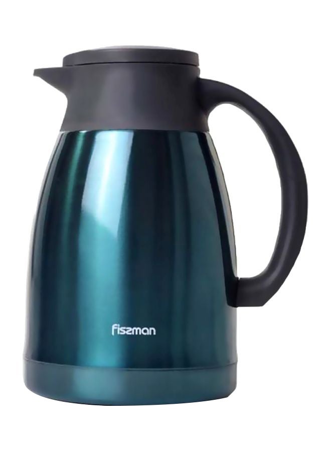 Double Wall Vacuum Tea Pot Blue/Black