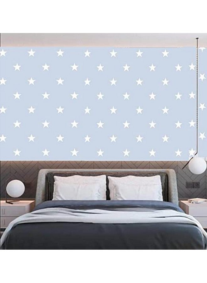 3D Brick Contact Paper Self Adhesive Peel & Stick Wallpaper Roll Peel Stick Textured Brick Wallpaper Brick Removable Wallpaper Vinyl Film (19 X 98 Inch Blue Star)