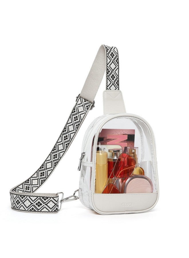 Clear Bag For Stadium Events Clear Bag Purses For Women Crossbody Transparent Crossbody Purses For Concerts Sports
