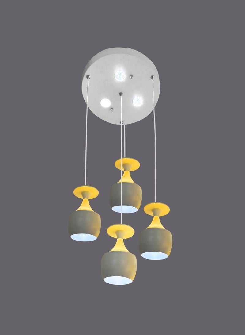 Modern LED Hanging Lights White Yellow