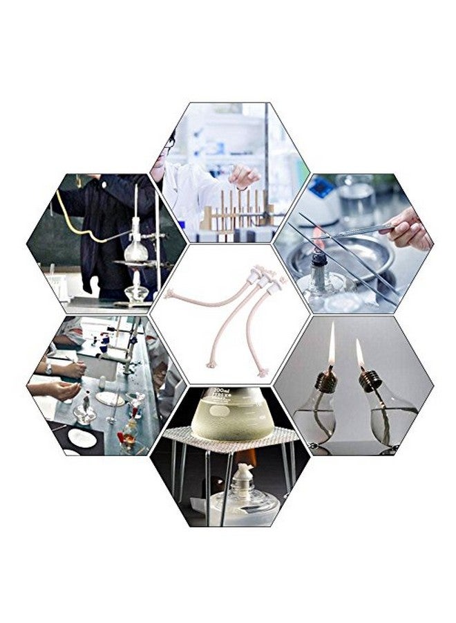Oil Lamps Wicks With Ceramic Holder 28Pcs Torch Wine Bottle Oil Candle Lamp Fiber Glass Heatresistant Kerosene Wick Replacement Fiberglass Tiki Wick For Patio Lightinggarden Light