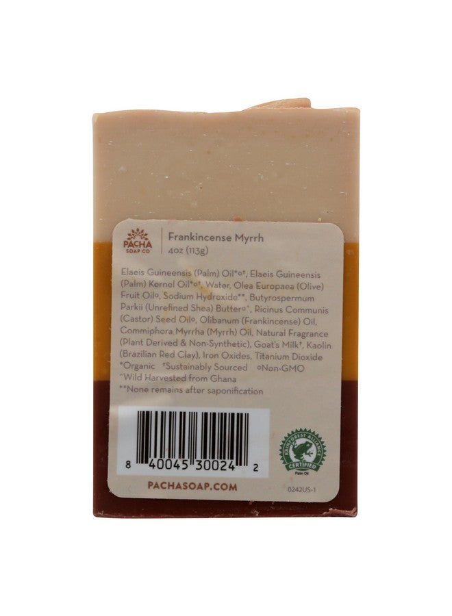 Pacha Soap Frankincense Myrrh Bar Soap 4 Oz