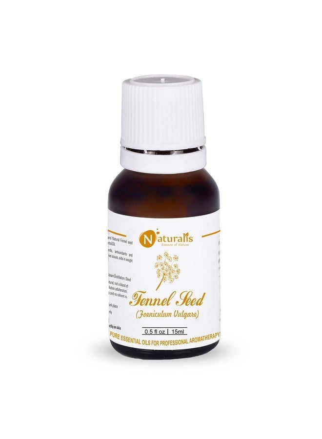 Essence Of Nature Fennel Seed Essential Oil Natural & Therapeutic Grade For Skin Care Anti Aging Hair Growth 15Ml