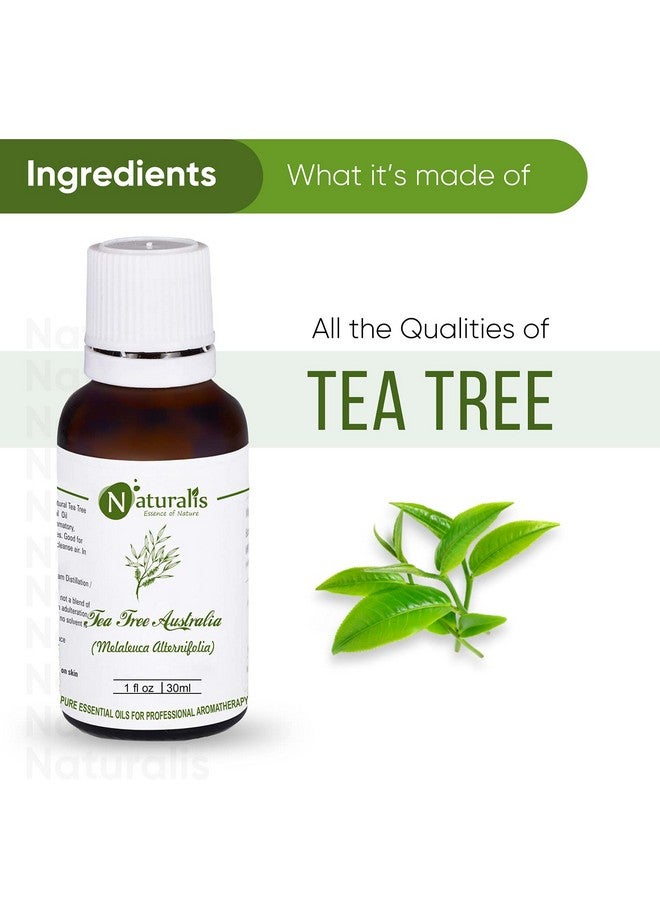 Essence Of Nature Australian Tea Tree Essential Oil For Acne Pimples Scars Skin Face Hair Care & Antidandruff 30Ml