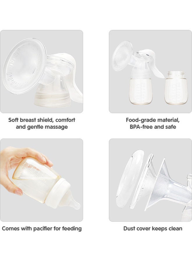 Manual Breast Pump With Bottle Lid