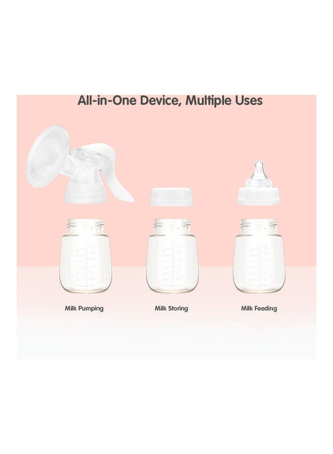 Manual Breast Pump With Bottle Lid