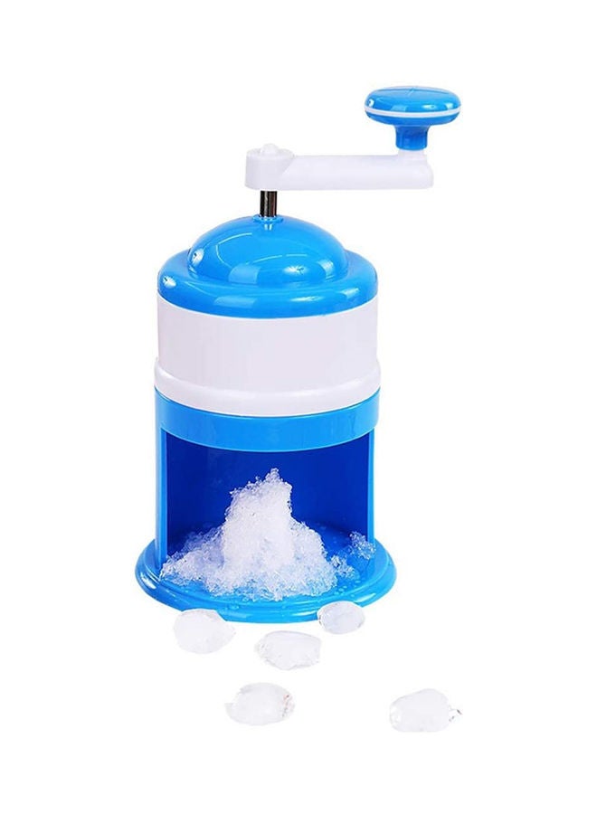 Household Handhold Manual Ice Crusher Blue/White 15.5x27cm