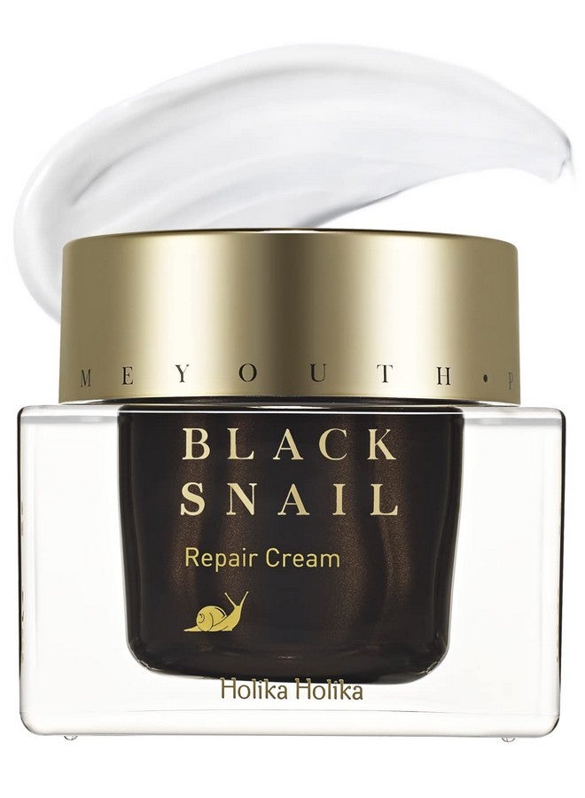 Prime Youth Black Snail Repair Cream 70% Snail Secretion Extract For Collagen Production & Rejuvenating Intensive Moisturizing Plumping Fine Lines Crueltyfree 1.69Oz