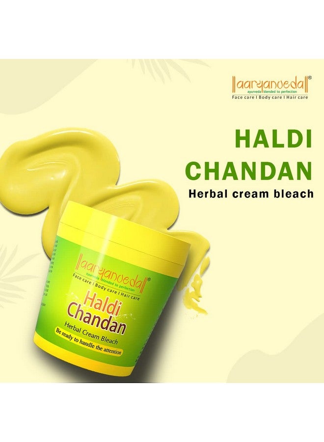 Herbals Haldi Chandan Bleach Cream 250G And Tanend Advance Tan Remover Face Cream 50 Gm