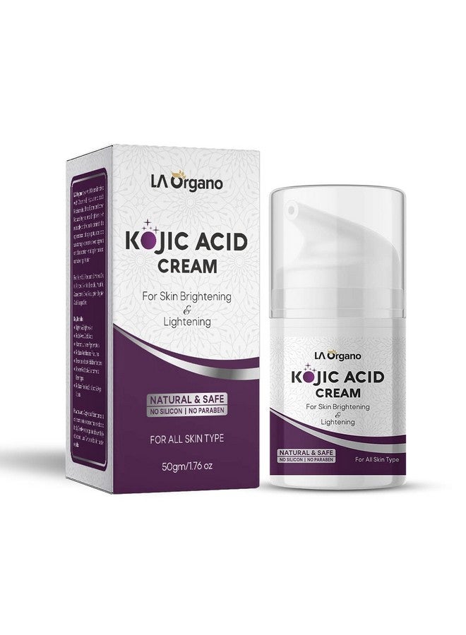 Kojic Face Cream For Skin Brightening & Lightening Fade Away Dark Spots Pigmentation & Scars (Pack Of 1) 50 Gm