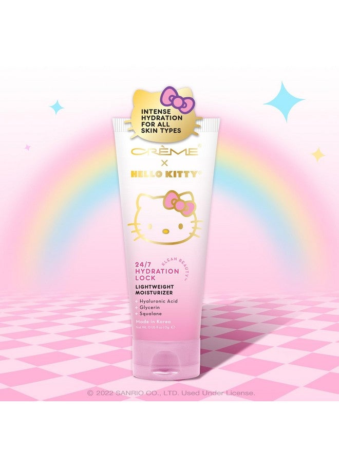 X Sanrio Hello Kitty 24/7 Hydration Lock Lightweight Moisturizer From Klean Beauty™ Line Ultimate Hydration Nongreasy Clean & Safe Skincare With Hyaluronic Acid Glycerin Squalane