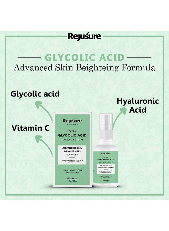 Glycolic Acid Serum Advanced Skin Brightening Formula 30Ml (Pack Of 5)