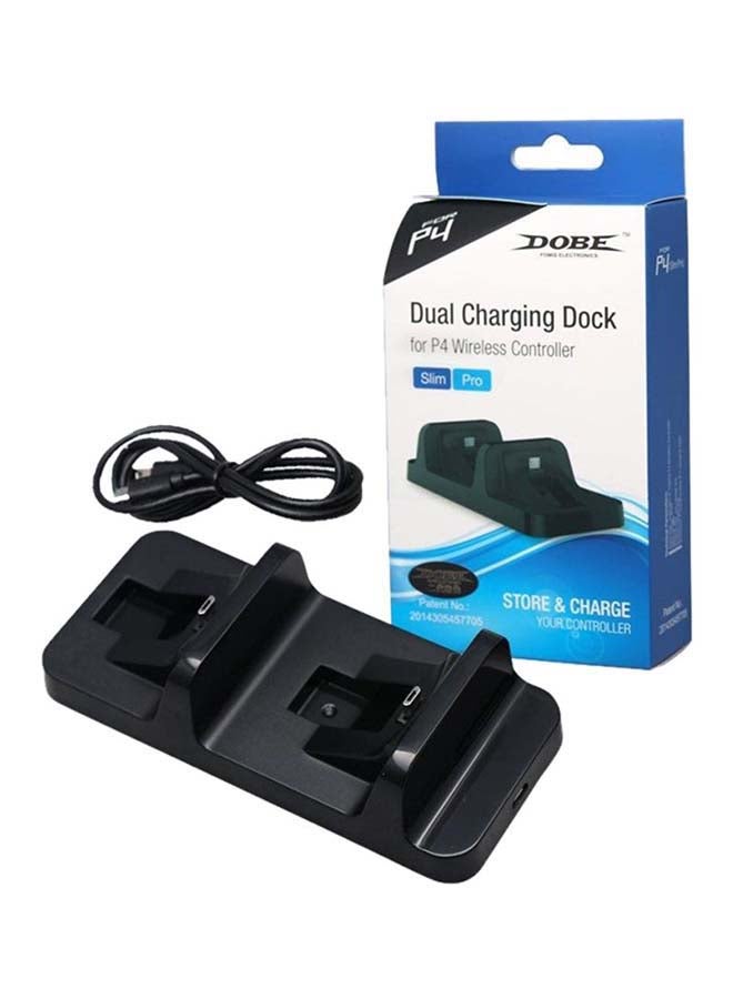 Dual Charging  Wired Dock Cradle For PlayStation 4 Controller