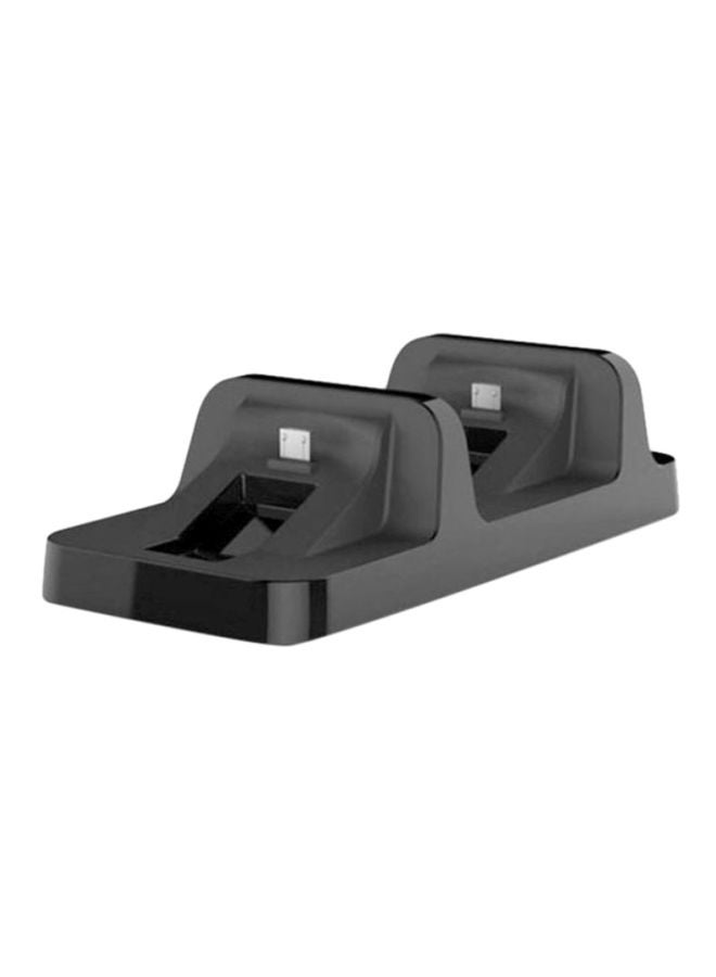 Dual Wireless Charging Dock For PS4 Gaming Controllers - Black
