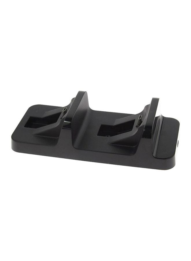 Dual Wireless Charging Dock For PS4 Gaming Controllers - Black