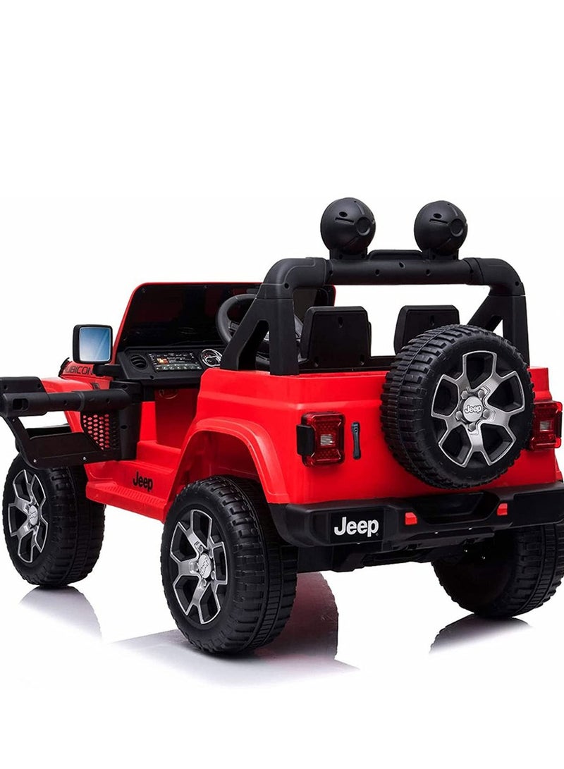 Officially Licensed Kids Ride on Car Jeep Rubicon Best Gift For Kids -Red