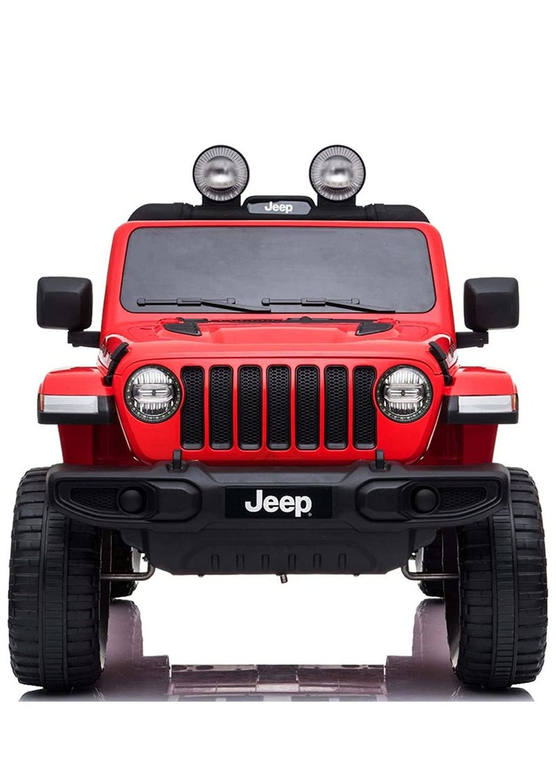 Officially Licensed Kids Ride on Car Jeep Rubicon Best Gift For Kids -Red