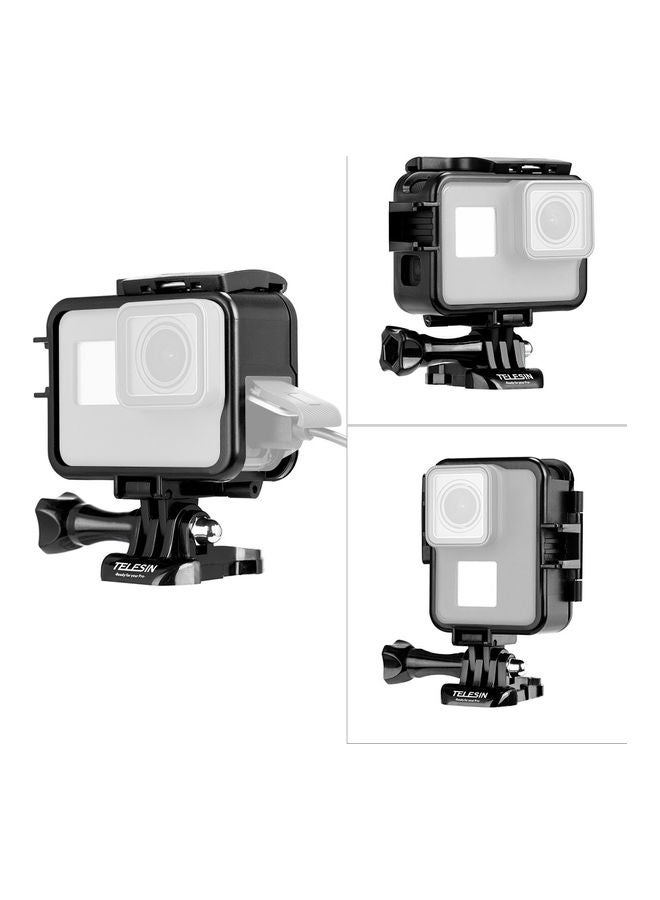 Protective Frame Mount Border Housing Case For GoPro Hero 7 Multicolour