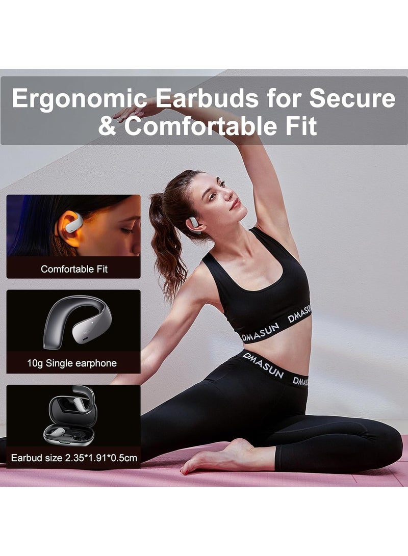 Black Shark Earphone T20 Earphone With Open Ear Wireless Earbuds Design, 35 Hours Long Battery Life, Strong 5.3 Bluetooth Connectivity, IPX67 Water Resistance and Comfortable and Lightweight Global Version 2024