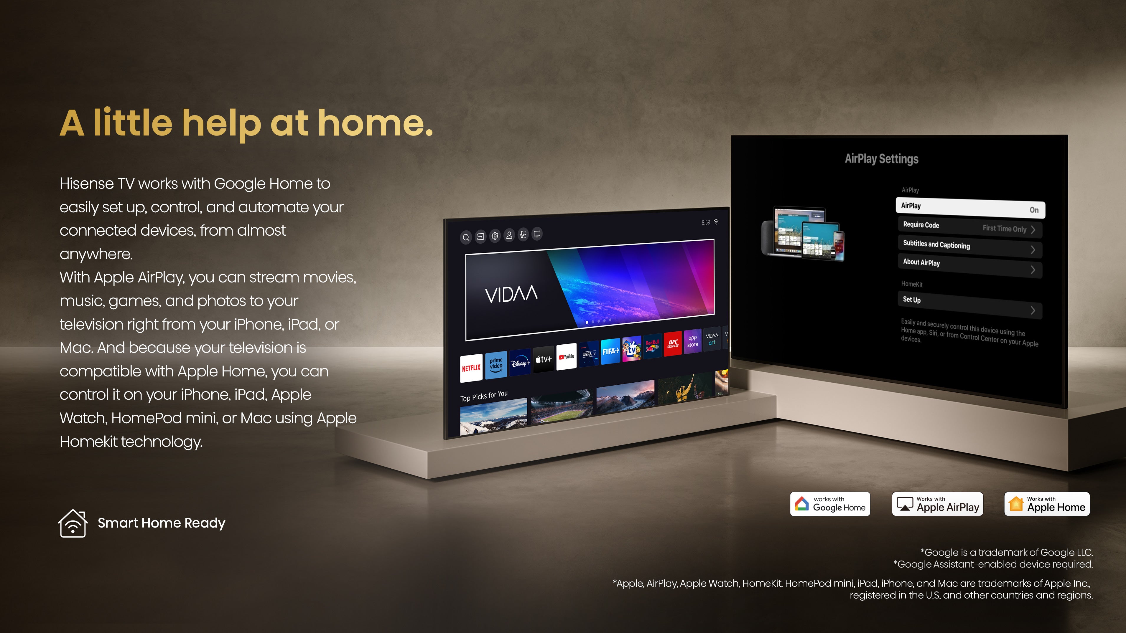 50 Inch 4K A6K smart TV | VIDA system | Dolby Vision | HDR | 60HZ | Bluetooth | Wi-Fi | New design | (2 USB - 3 HDMI) | Model (2023) - 50A6K Black