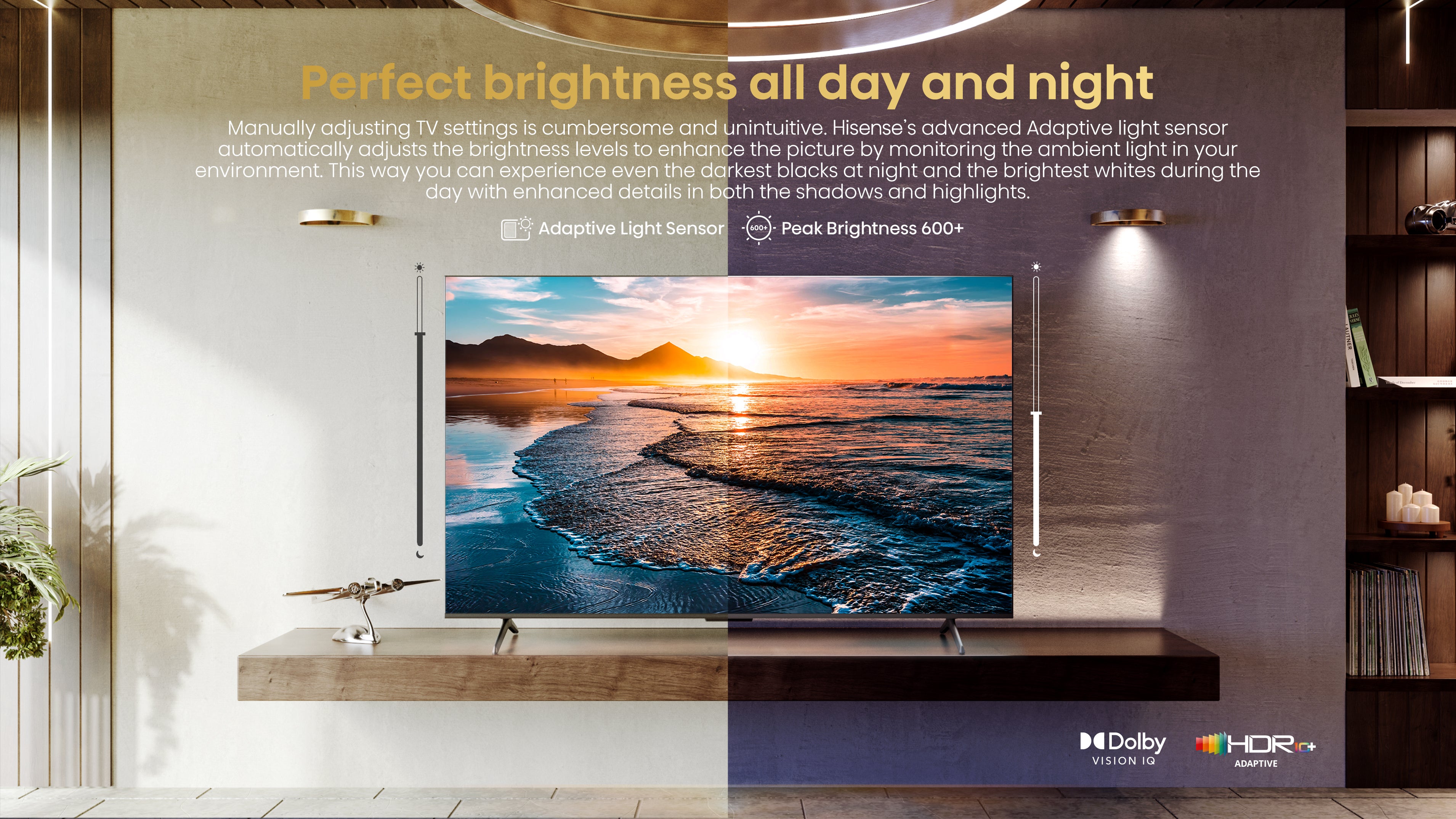 50 Inch 4K A6K smart TV | VIDA system | Dolby Vision | HDR | 60HZ | Bluetooth | Wi-Fi | New design | (2 USB - 3 HDMI) | Model (2023) - 50A6K Black