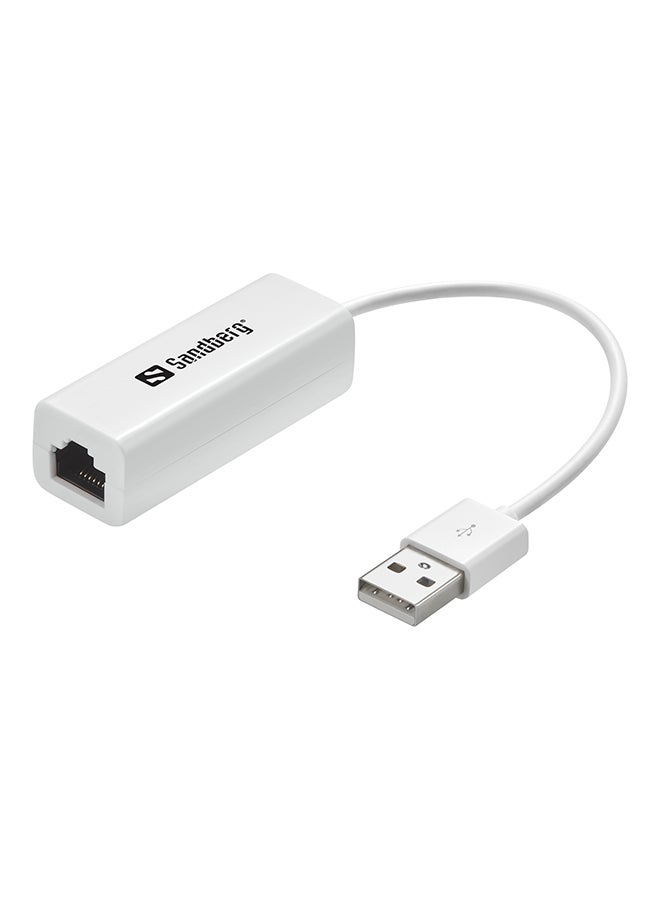 USB To Network Converter White