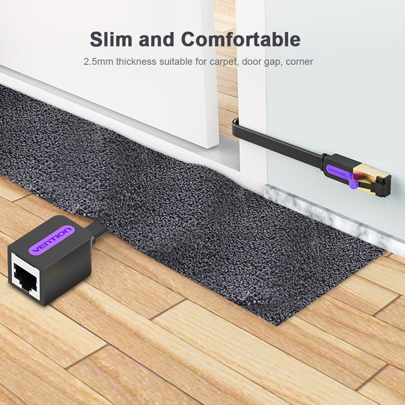 Fast Speed Network Extension Cable Black/Gold