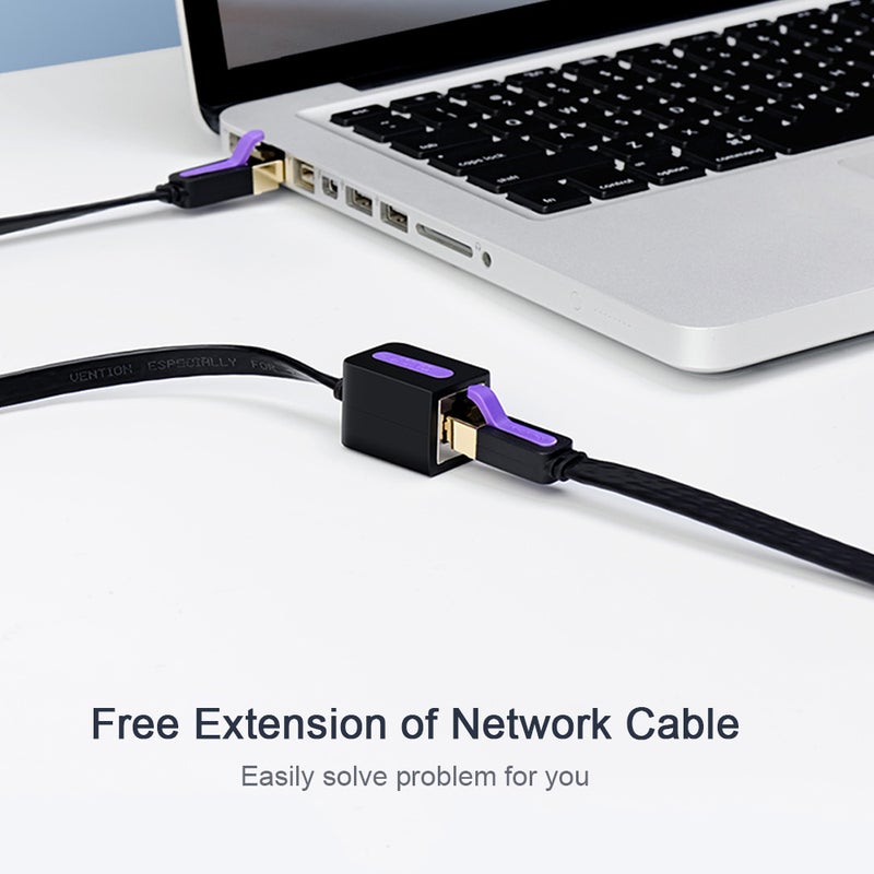 Fast Speed Network Extension Cable Black/Gold