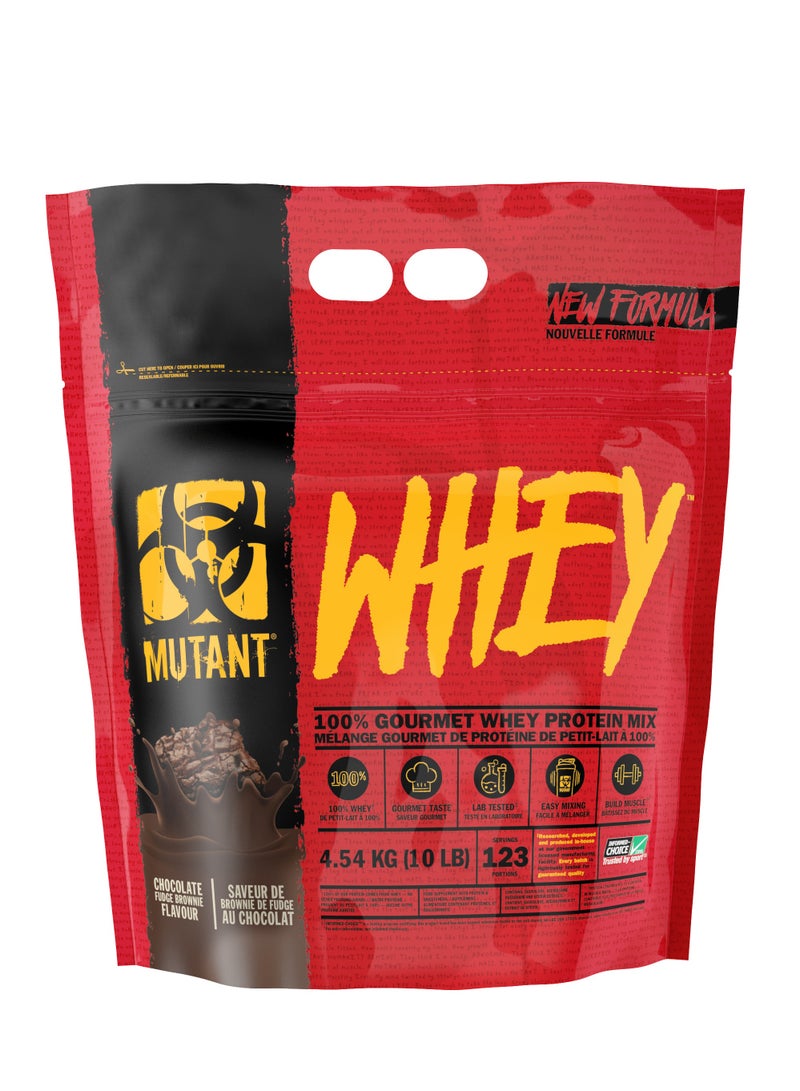 WHEY - Chocolate Fudge Brownie 4.54kg (10lbs)