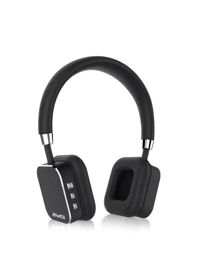 A900BL Bluetooth Bass Stereo Wireless On-Ear Headphones Black