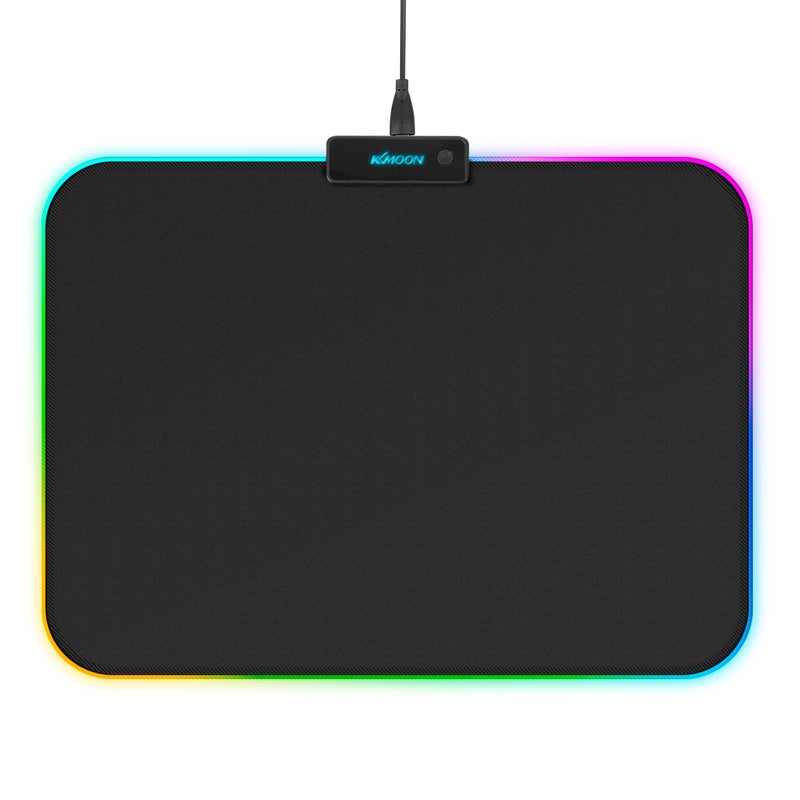 Gaming Anti-slip Mousepad With Locking Edge Black