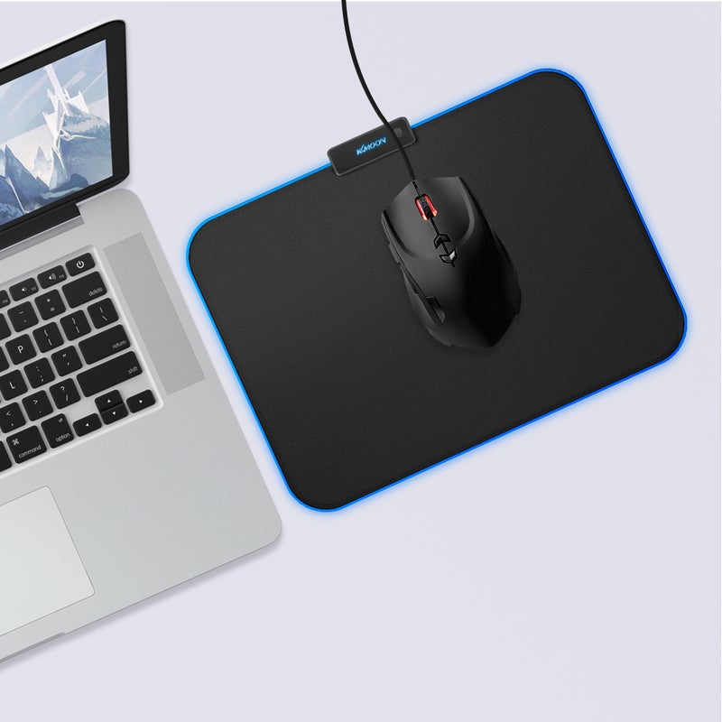 Gaming Anti-slip Mousepad With Locking Edge Black
