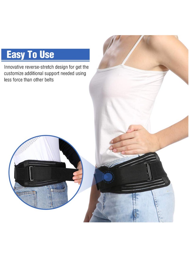 Si Belt for Women and Men Stabilizing Sciatica and Sacroiliac Support Brace, Alleviates Inflammation, Anti-Slip Trochanter Belt for SI Joint Relief(L/XL)