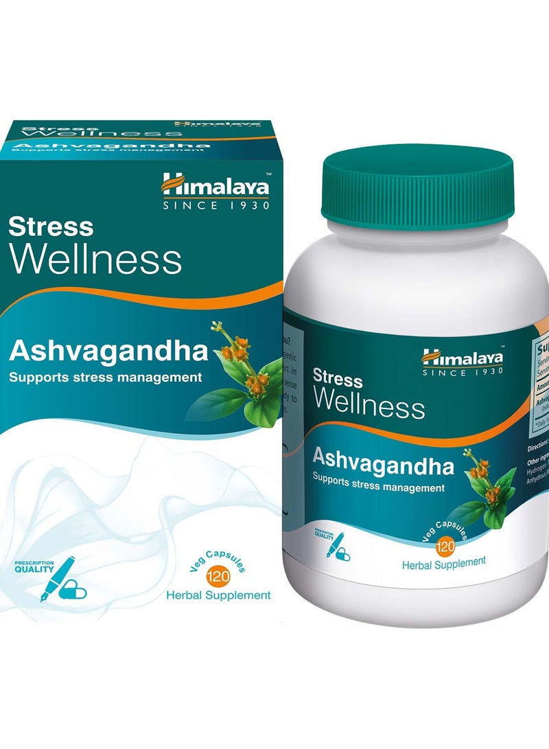 Stress Wellness Ashvagandha - 60 Capsules