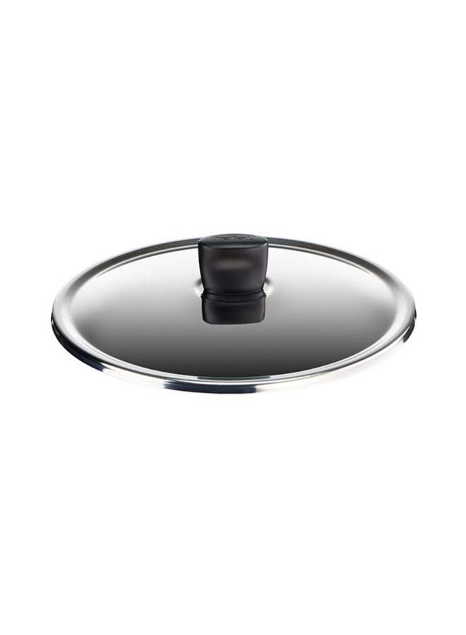 Tempo Flame Non-Stick Casserole With Lid Aluminium Red 20cm