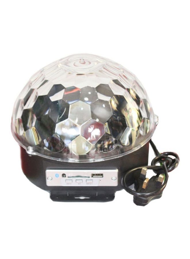 LED Crystal Magic Ball Stage Light White 16x19cm