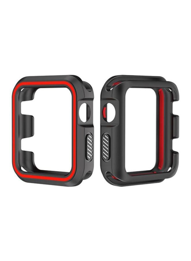 Rugged Armor Bumper Protective Case Cover For Apple Watch Series 1/2/3 42mm Multicolour