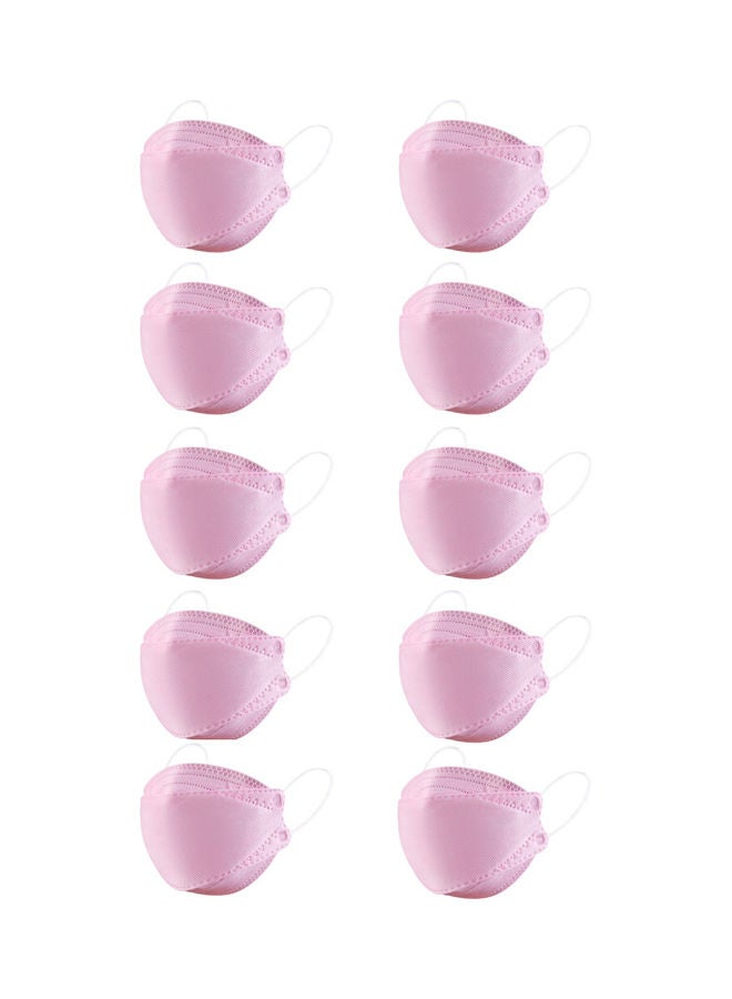 10-Piece N95 Face Mask For Adults Pink