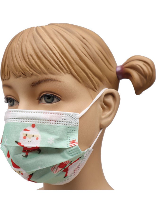 10-Piece Christmas Design Kids Face Mask