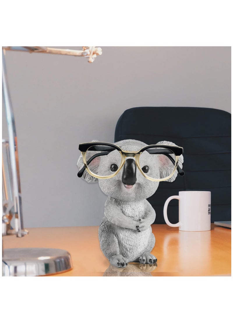 Cute Animal Koala Eyeglasses Holder, Fun Glasses Holder Display Stands, Spectacle Holder, Glasses Accessories for Home Office Decor